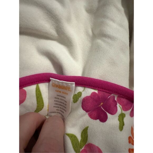 Vintage Gymboree Blanket 2005 Summer Bouquet floral flowers - Picture 3 of 5